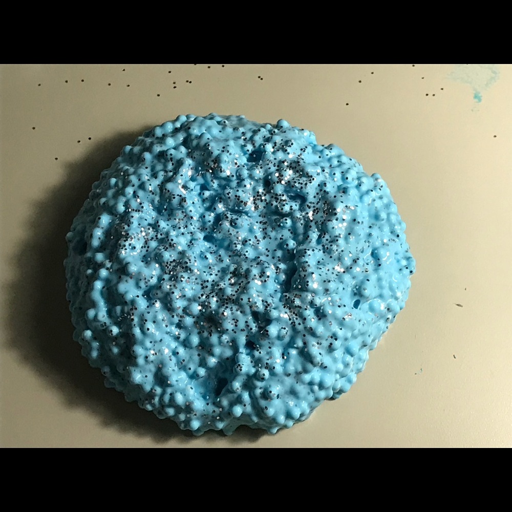 Blue foam ball slime!